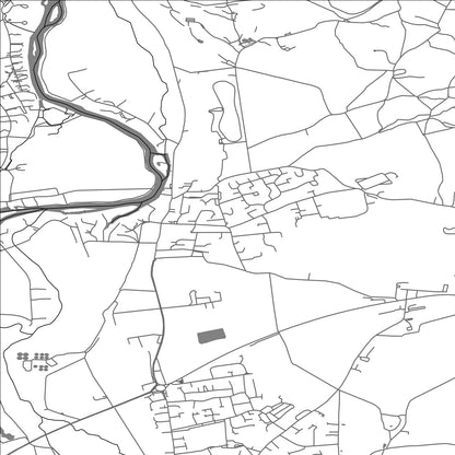 ROAD MAP OF WARGRAVE, UNITED KINGDOM BY MAPBAKES