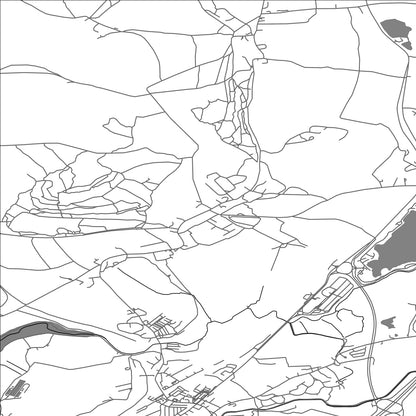 ROAD MAP OF WARTON, UNITED KINGDOM BY MAPBAKES