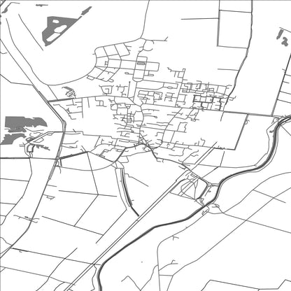 ROAD MAP OF WATERBEACH, UNITED KINGDOM BY MAPBAKES