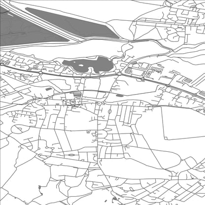 ROAD MAP OF WATH UPON DEARNE, UNITED KINGDOM BY MAPBAKES