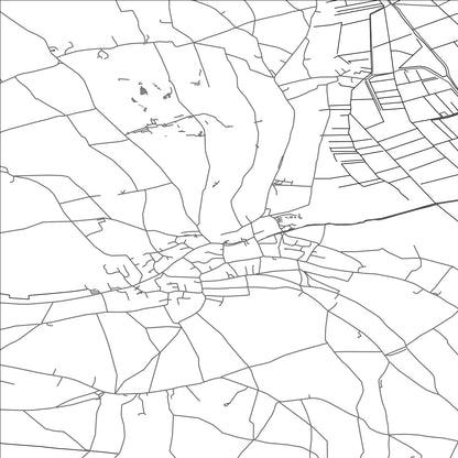 ROAD MAP OF WEDMORE, UNITED KINGDOM BY MAPBAKES