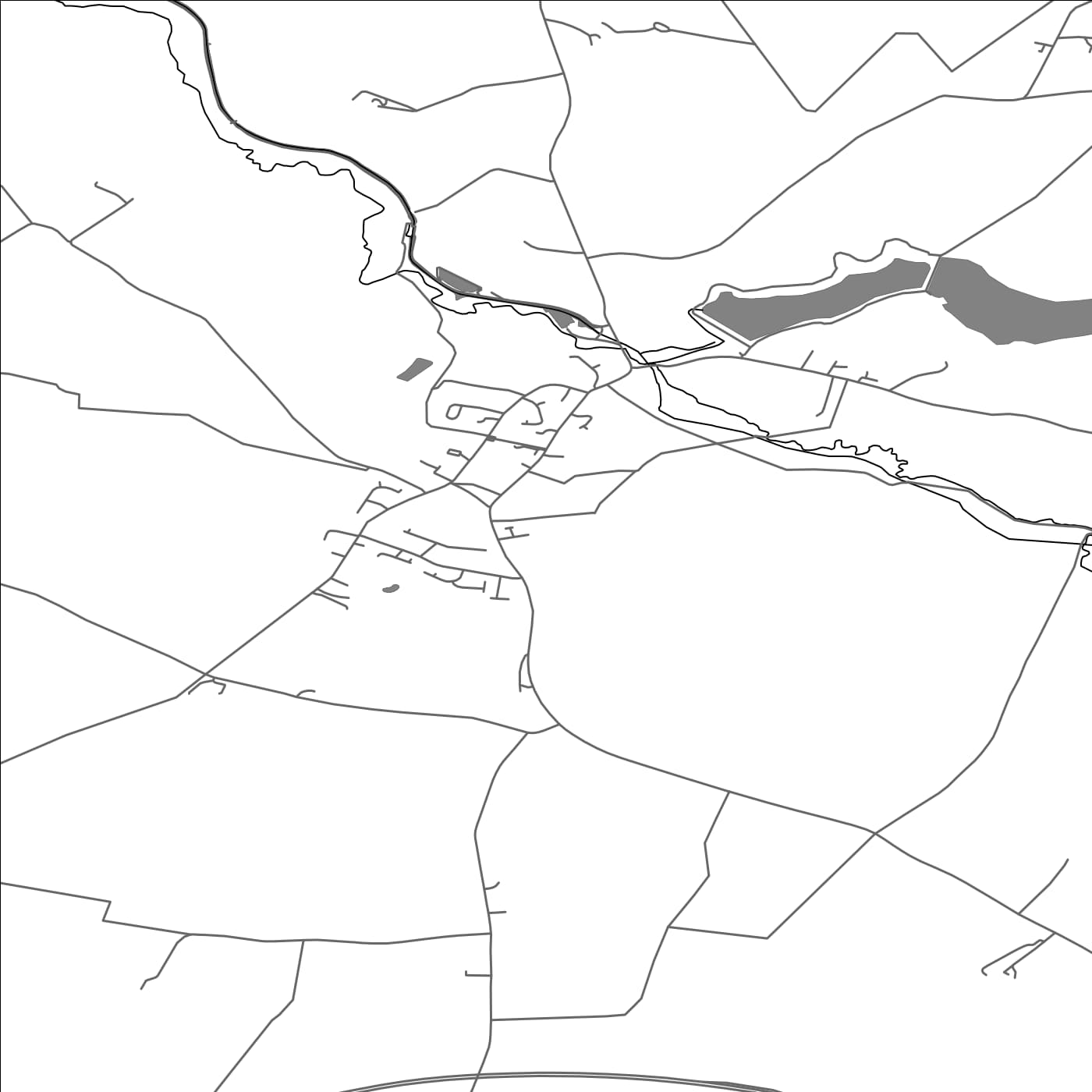 ROAD MAP OF WELFORD, UNITED KINGDOM BY MAPBAKES