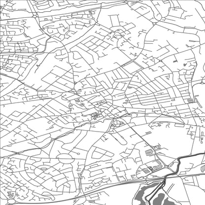 ROAD MAP OF WELLINGBOROUGH, UNITED KINGDOM BY MAPBAKES