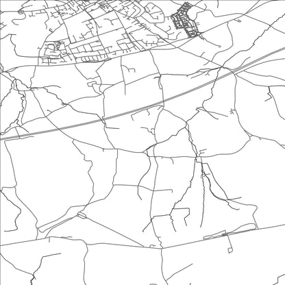 ROAD MAP OF WELLINGTON, UNITED KINGDOM BY MAPBAKES