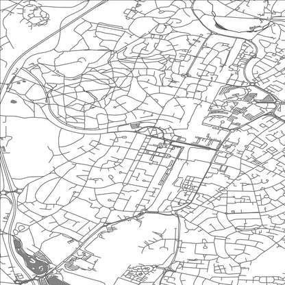 ROAD MAP OF WELWYN GARDEN CITY, UNITED KINGDOM BY MAPBAKES