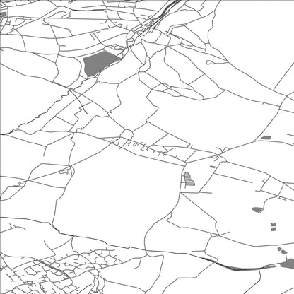 ROAD MAP OF WENTWORTH, UNITED KINGDOM BY MAPBAKES