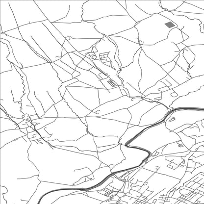 ROAD MAP OF WEST BRADFORD, UNITED KINGDOM BY MAPBAKES