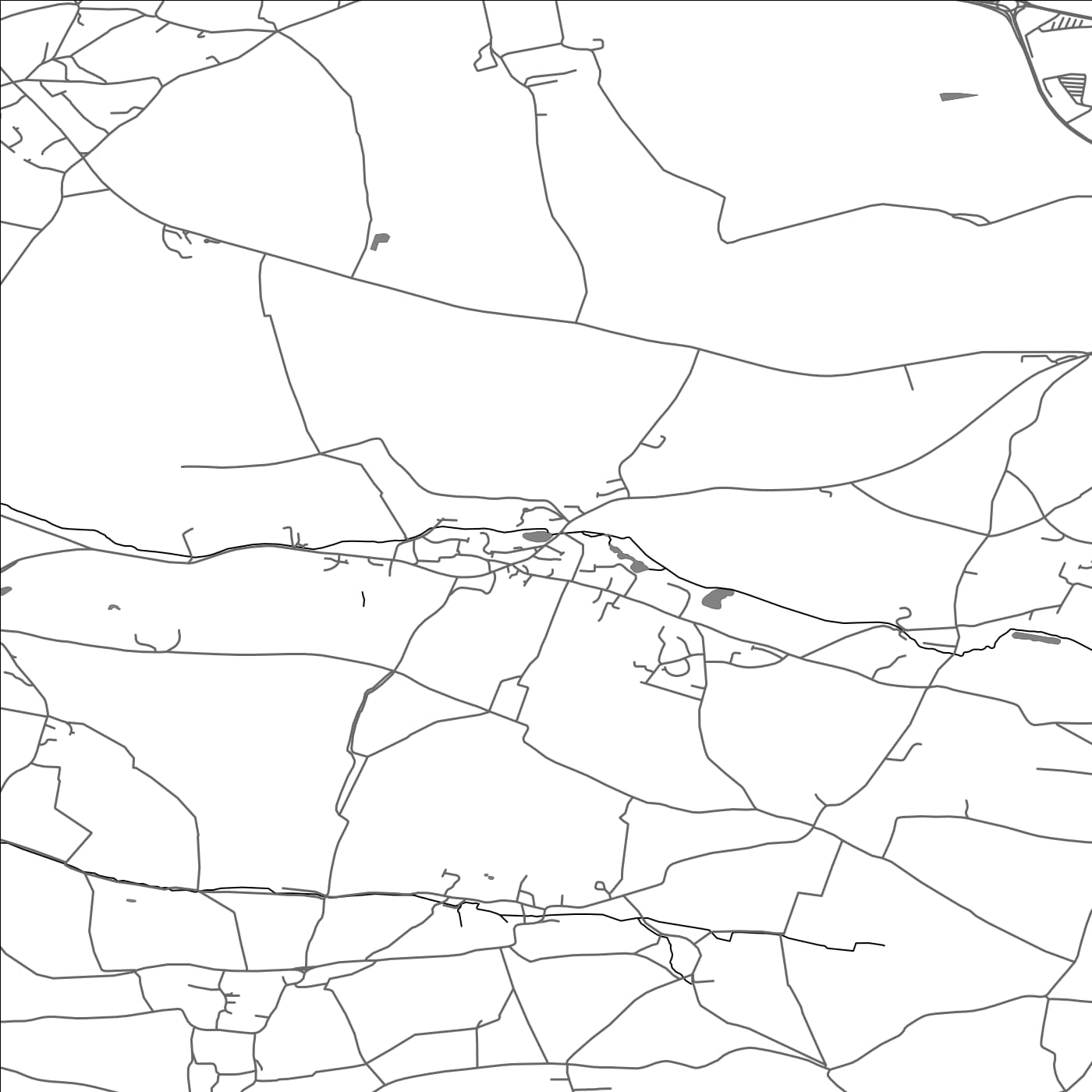 ROAD MAP OF WEST COKER, UNITED KINGDOM BY MAPBAKES