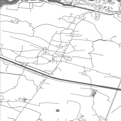 ROAD MAP OF WEST HUNTSPILL, UNITED KINGDOM BY MAPBAKES