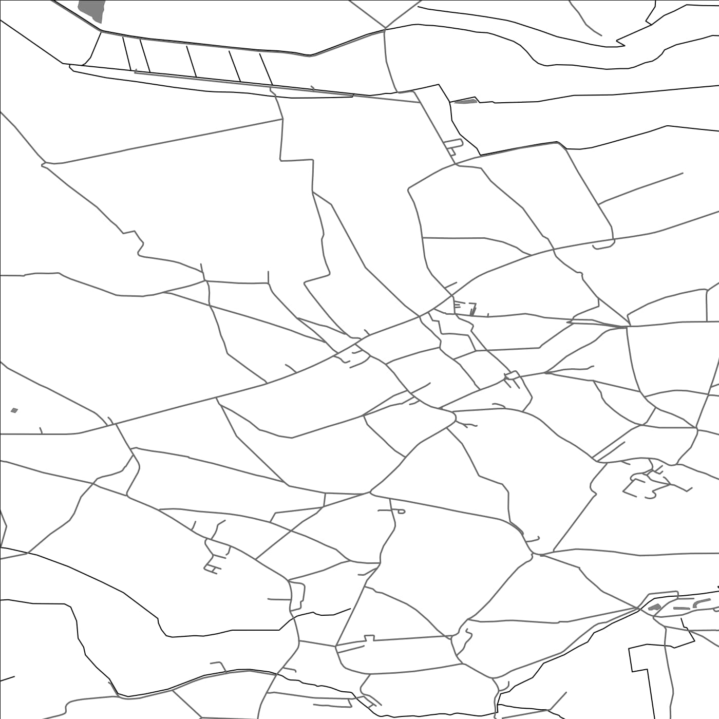 ROAD MAP OF WEST PENNARD, UNITED KINGDOM BY MAPBAKES