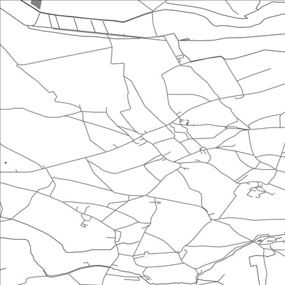 ROAD MAP OF WEST PENNARD, UNITED KINGDOM BY MAPBAKES