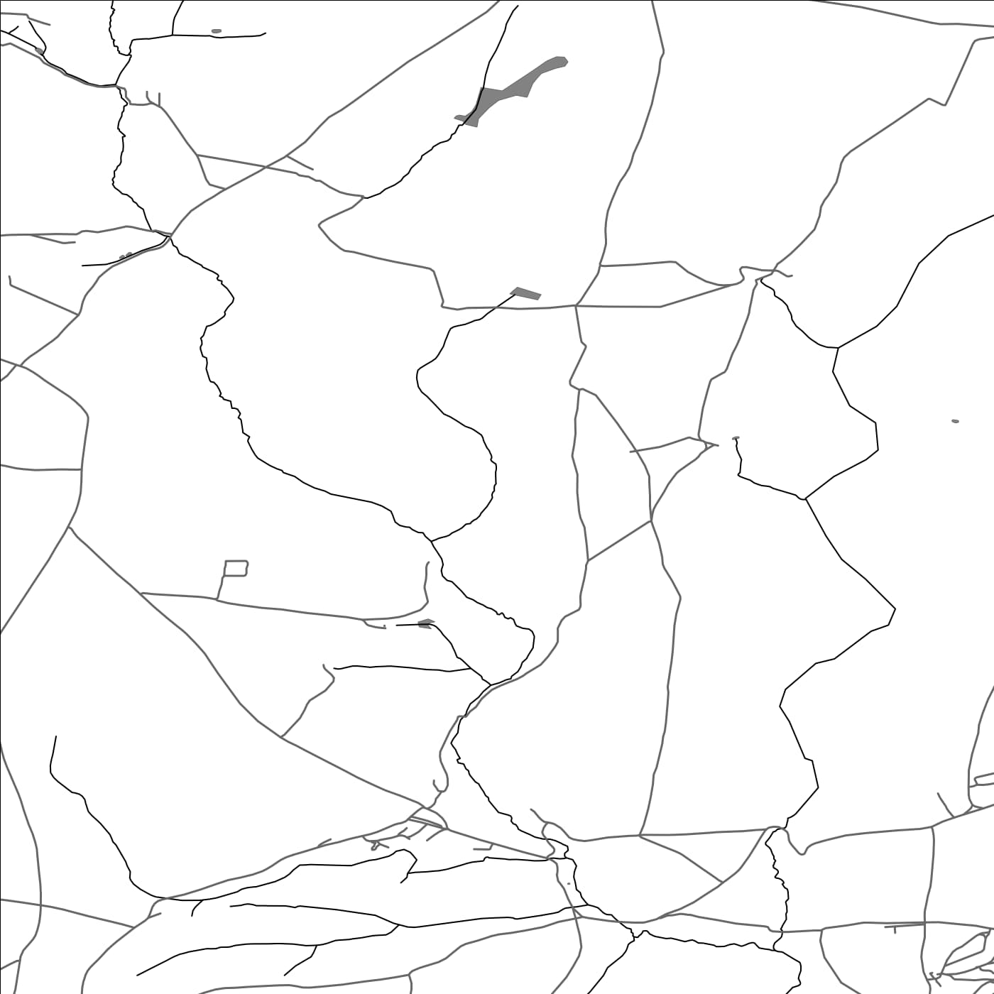 ROAD MAP OF WEST SOMERSET, UNITED KINGDOM BY MAPBAKES