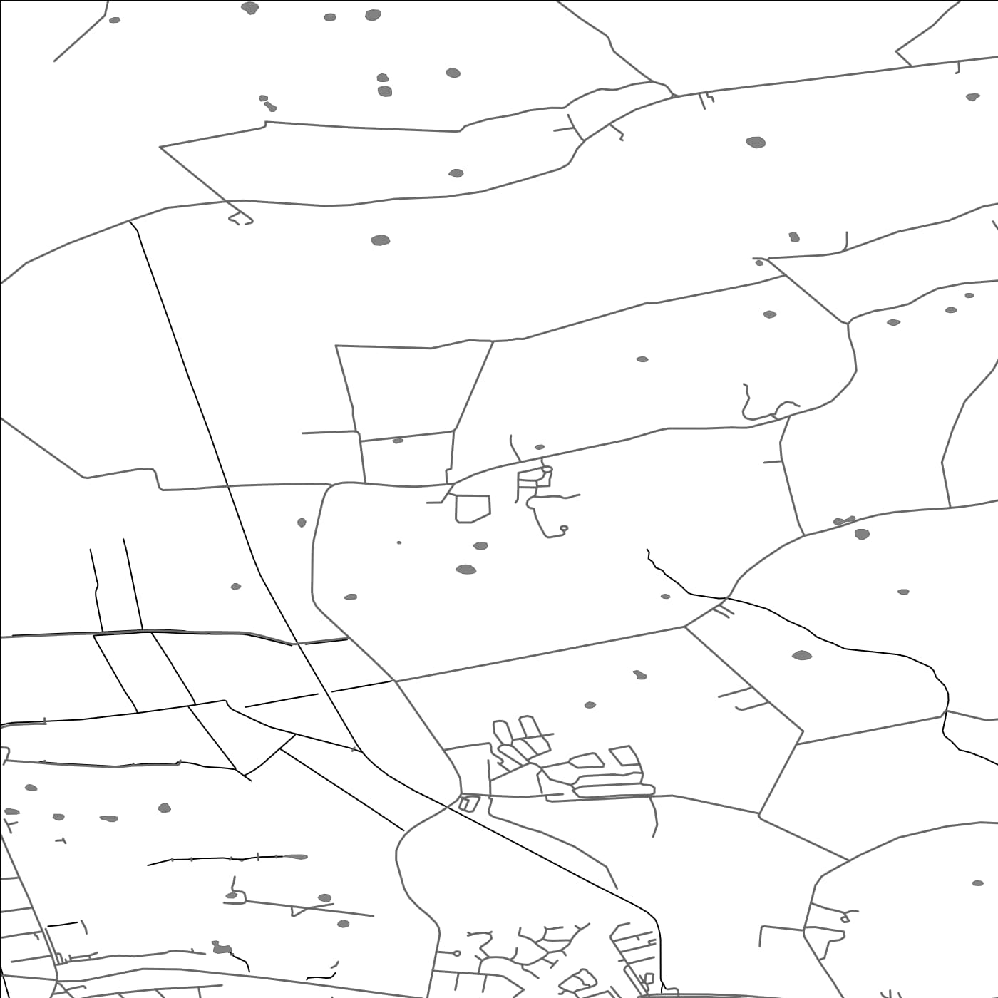 ROAD MAP OF WESTBY-WITH-PLUMPTONS, UNITED KINGDOM BY MAPBAKES