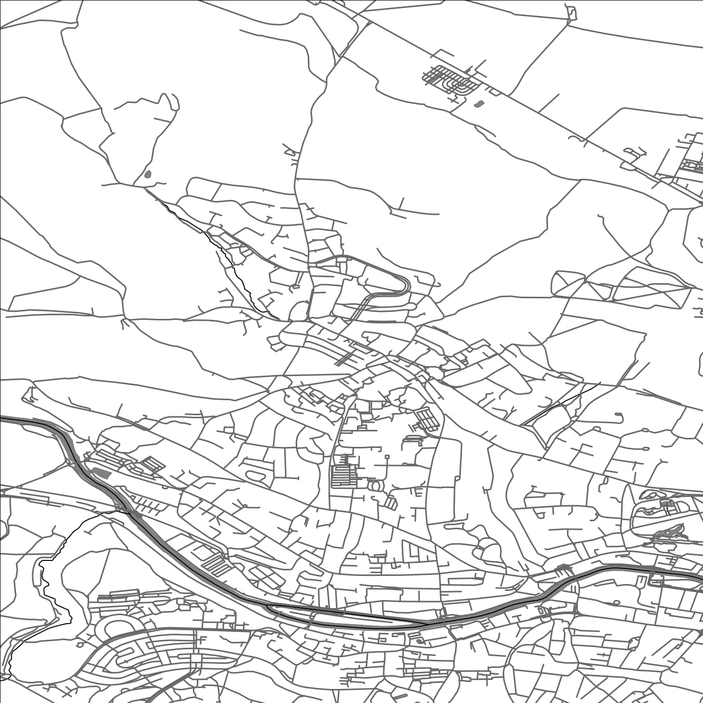 ROAD MAP OF WESTON, UNITED KINGDOM BY MAPBAKES