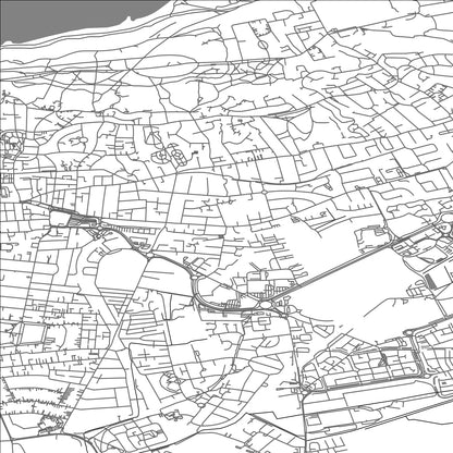 ROAD MAP OF WESTON-SUPER-MARE, UNITED KINGDOM BY MAPBAKES