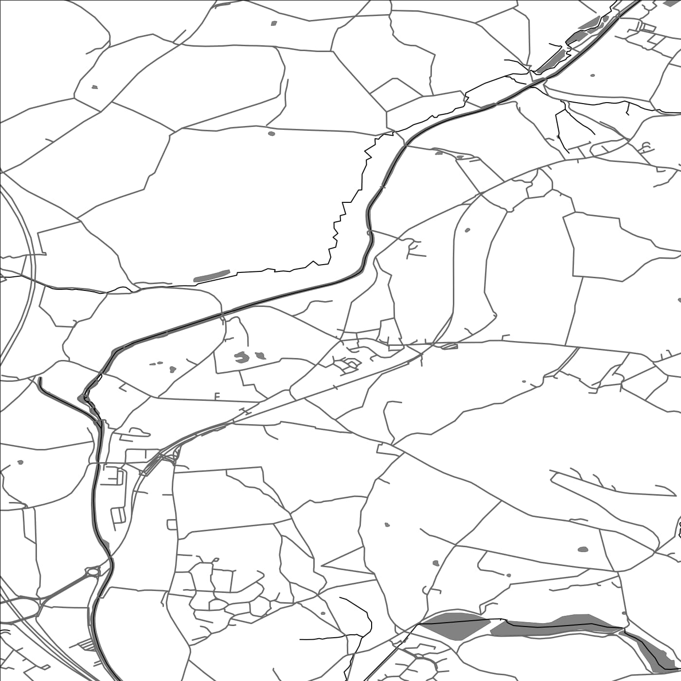 ROAD MAP OF WHEELTON, UNITED KINGDOM BY MAPBAKES