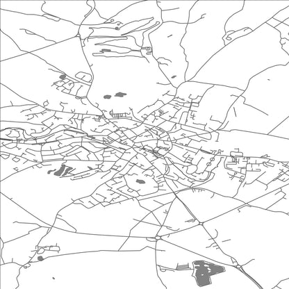 ROAD MAP OF WHITCHURCH, UNITED KINGDOM BY MAPBAKES