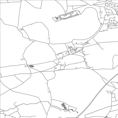 ROAD MAP OF WHITE WALTHAM, UNITED KINGDOM BY MAPBAKES