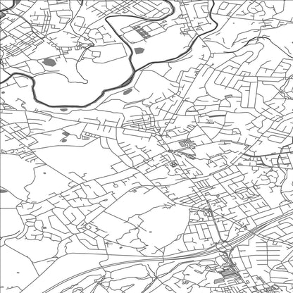 ROAD MAP OF WHITEFIELD, UNITED KINGDOM BY MAPBAKES