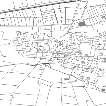 ROAD MAP OF WHITTLESEY, UNITED KINGDOM BY MAPBAKES