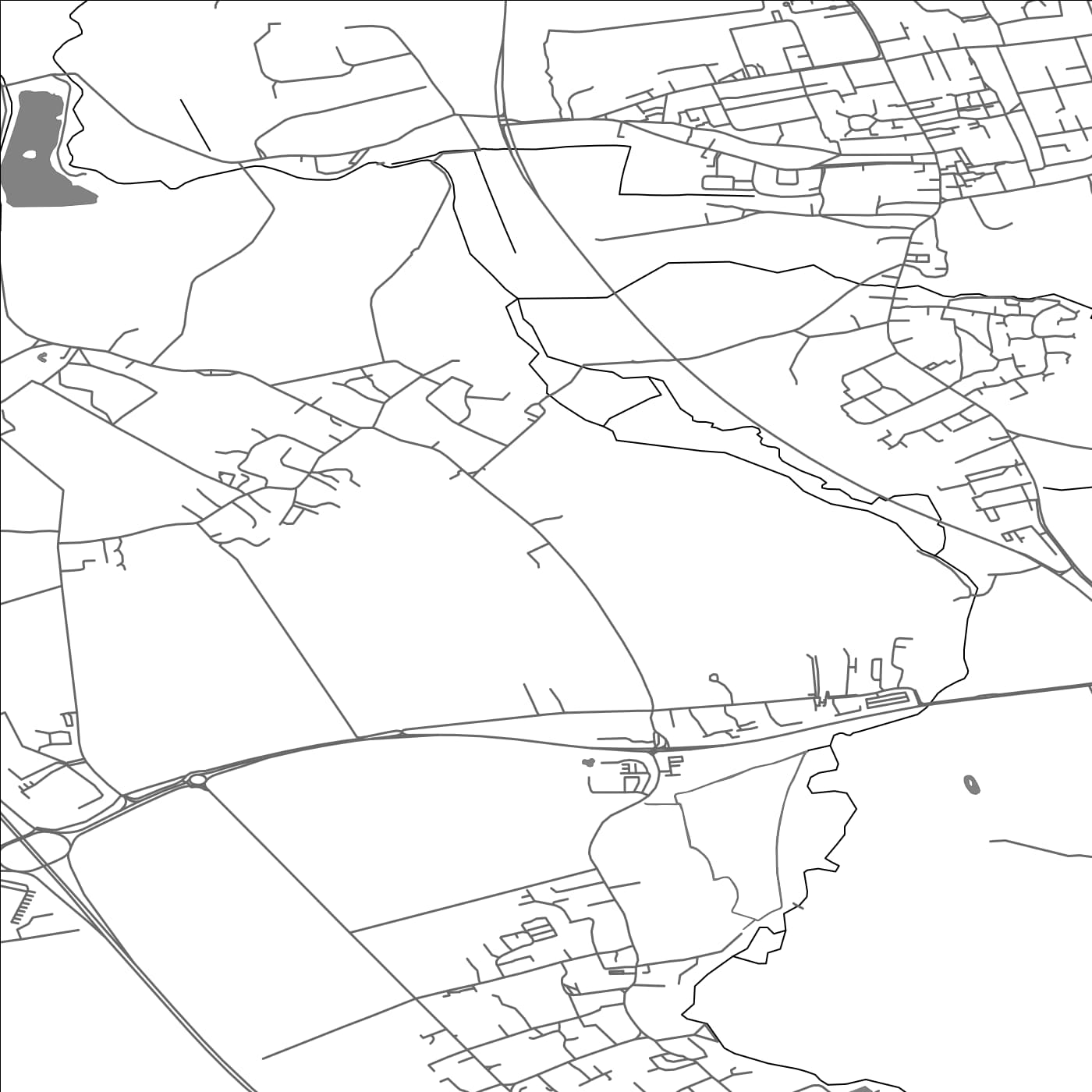 ROAD MAP OF WHITTLESFORD, UNITED KINGDOM BY MAPBAKES