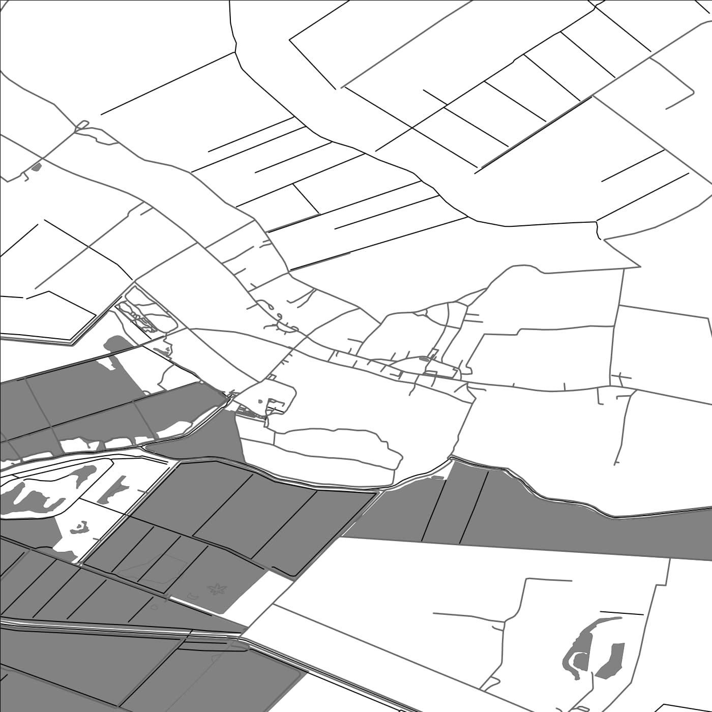 ROAD MAP OF WICKEN, UNITED KINGDOM BY MAPBAKES