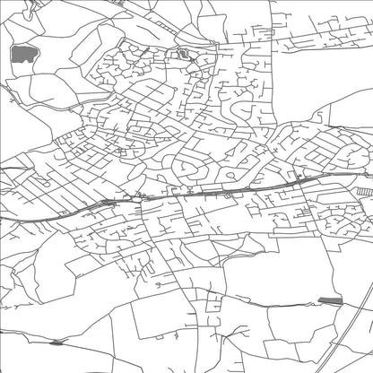 ROAD MAP OF WICKERSLEY, UNITED KINGDOM BY MAPBAKES