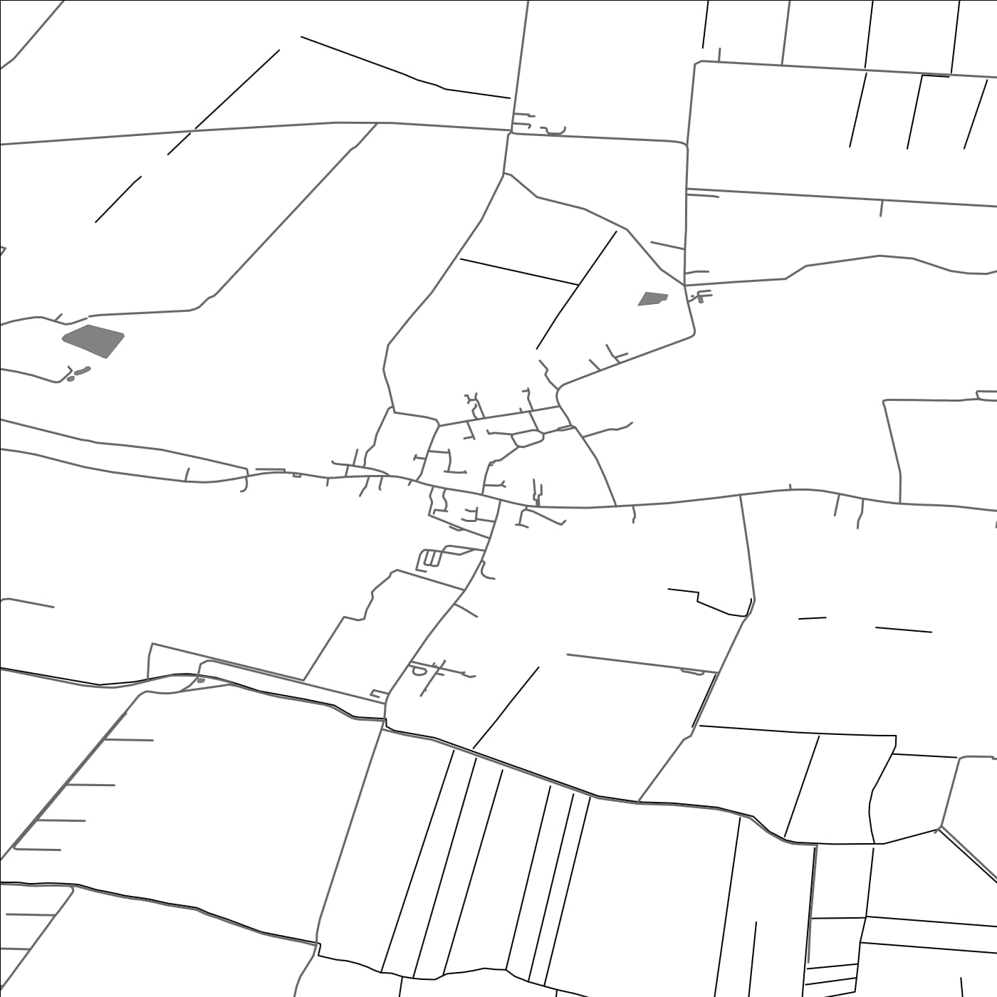 ROAD MAP OF WILBURTON, UNITED KINGDOM BY MAPBAKES