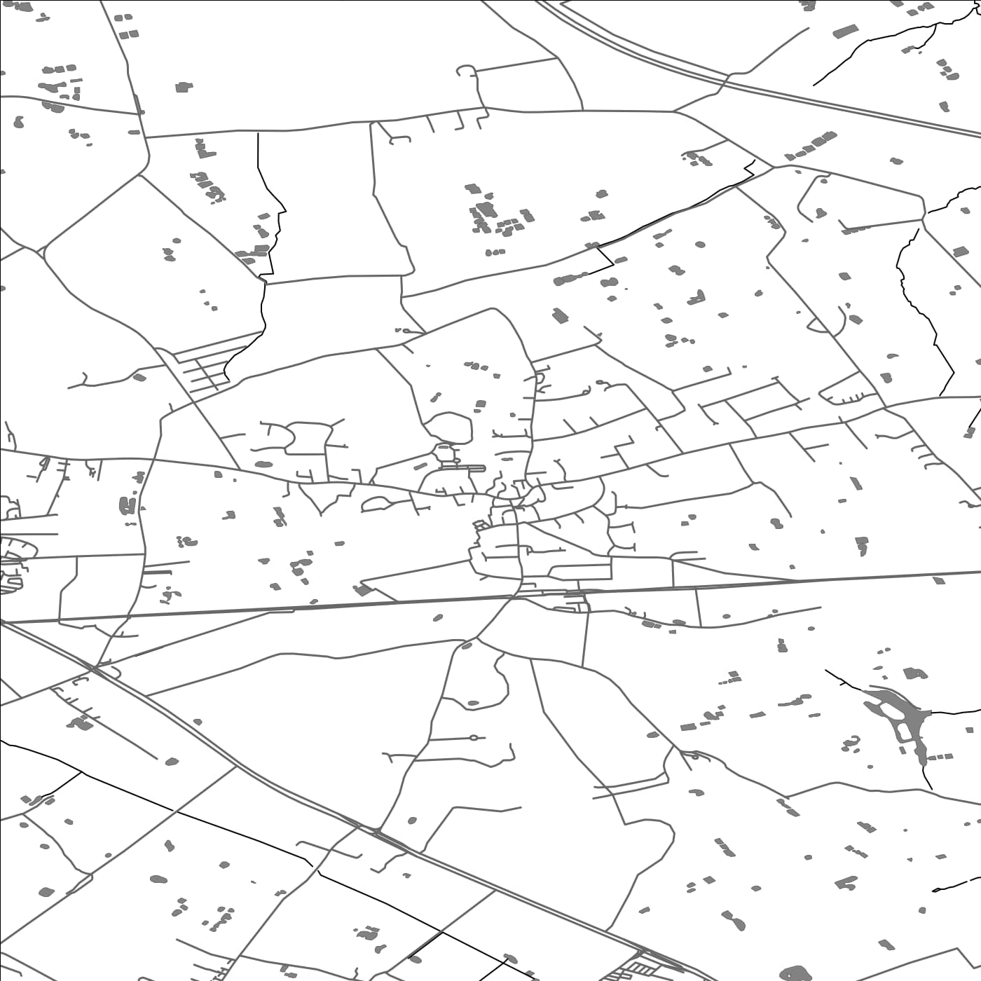 ROAD MAP OF WILLASTON, UNITED KINGDOM BY MAPBAKES