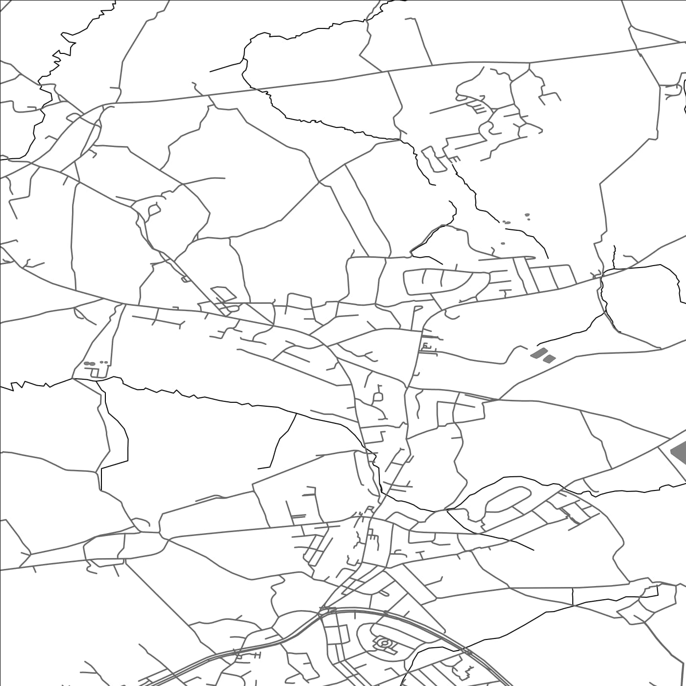 ROAD MAP OF WILPSHIRE, UNITED KINGDOM BY MAPBAKES