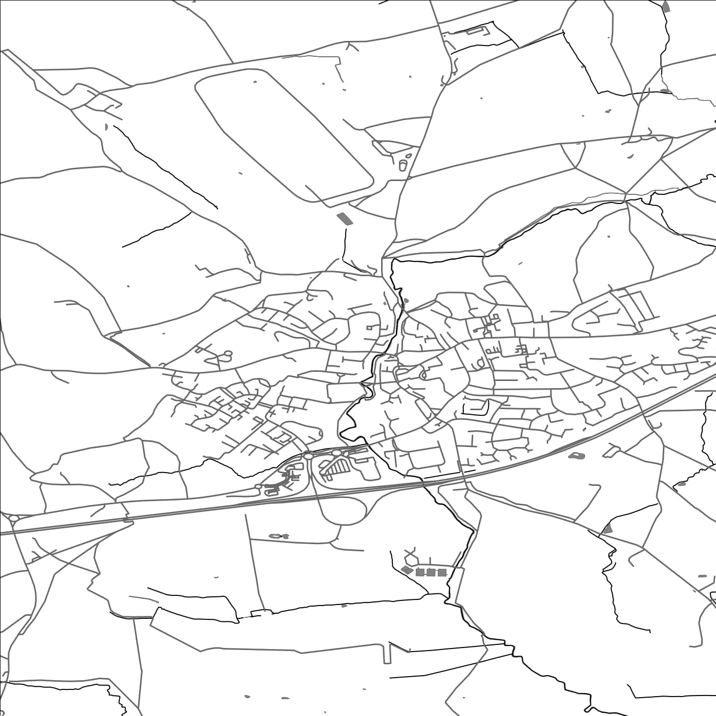 ROAD MAP OF WINCANTON, UNITED KINGDOM BY MAPBAKES