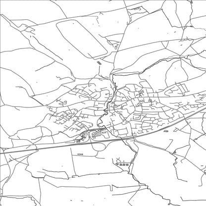 ROAD MAP OF WINCANTON, UNITED KINGDOM BY MAPBAKES