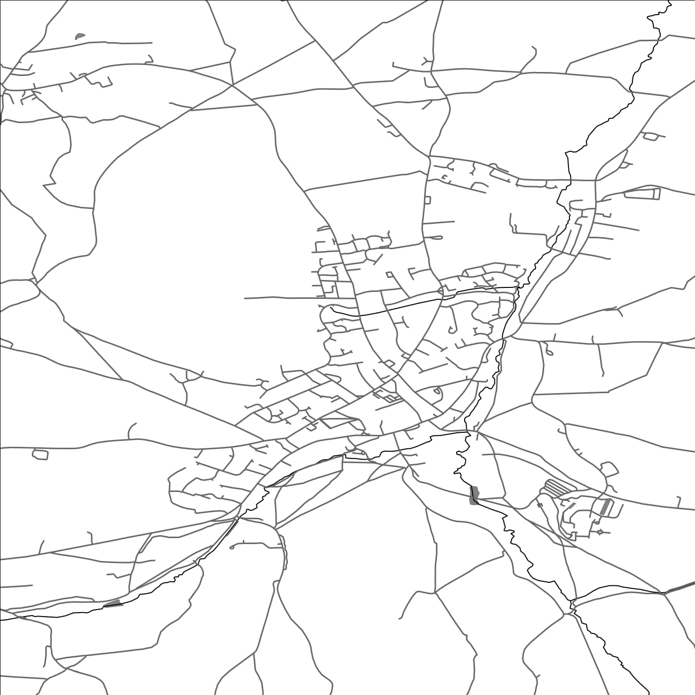 ROAD MAP OF WINCHCOMBE, UNITED KINGDOM BY MAPBAKES