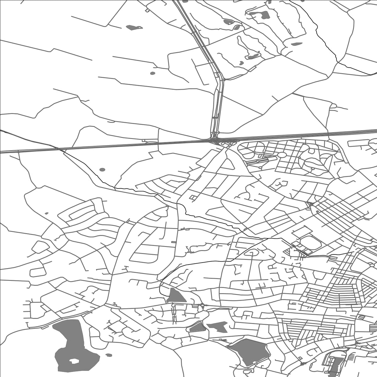 ROAD MAP OF WINDLE, UNITED KINGDOM BY MAPBAKES