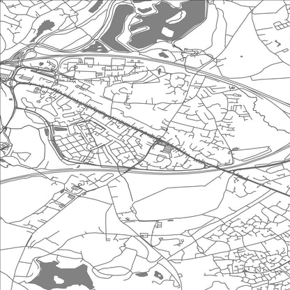 ROAD MAP OF WINNERSH, UNITED KINGDOM BY MAPBAKES