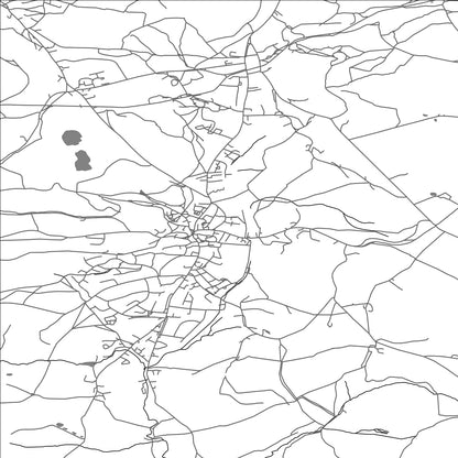 ROAD MAP OF WIRKSWORTH, UNITED KINGDOM BY MAPBAKES