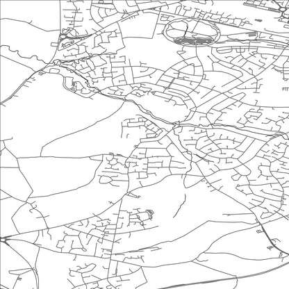 ROAD MAP OF WISTASTON, UNITED KINGDOM BY MAPBAKES