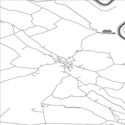 ROAD MAP OF WISTOW, UNITED KINGDOM BY MAPBAKES