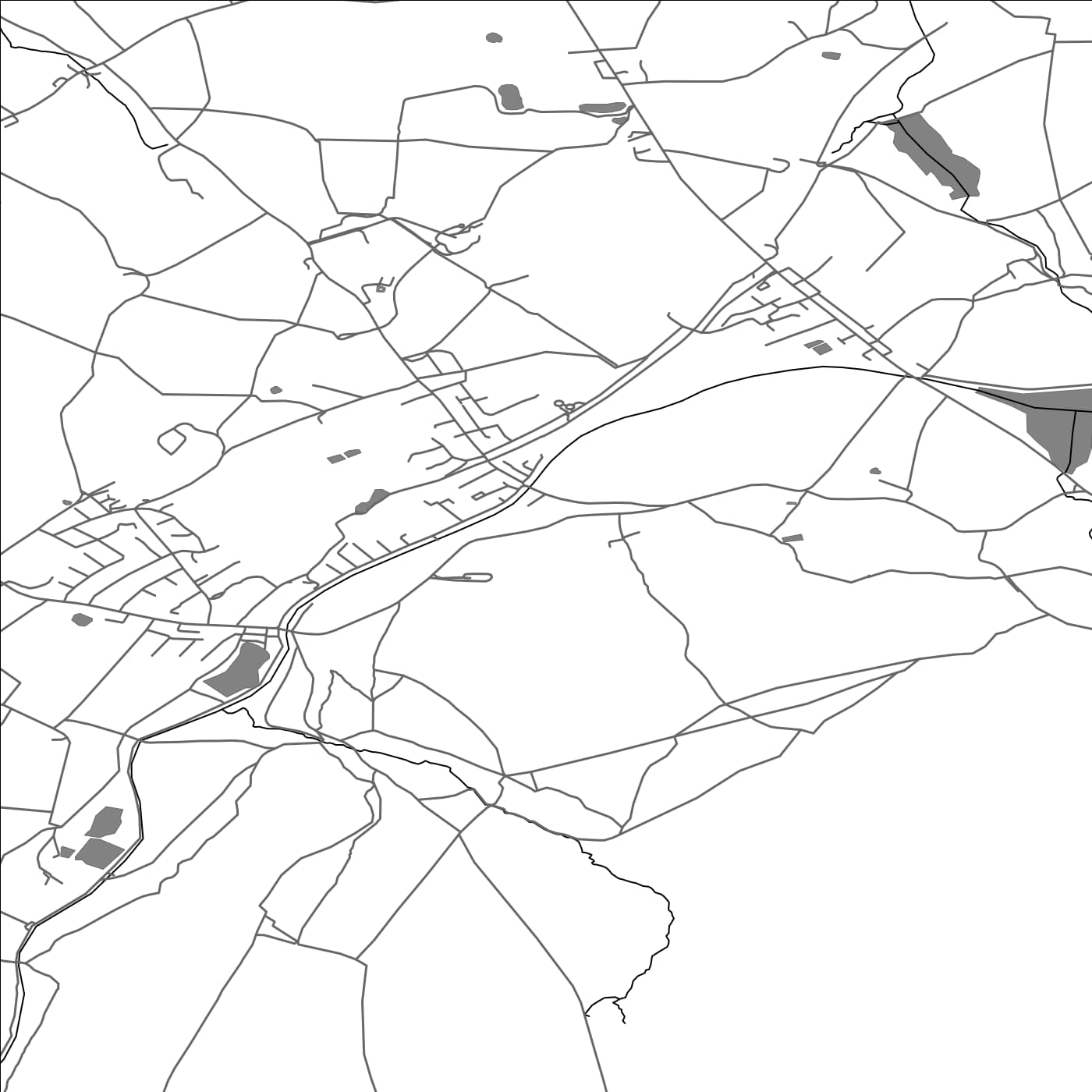 ROAD MAP OF WITHNELL, UNITED KINGDOM BY MAPBAKES