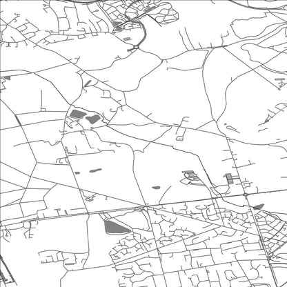 ROAD MAP OF WOKINGHAM, UNITED KINGDOM BY MAPBAKES