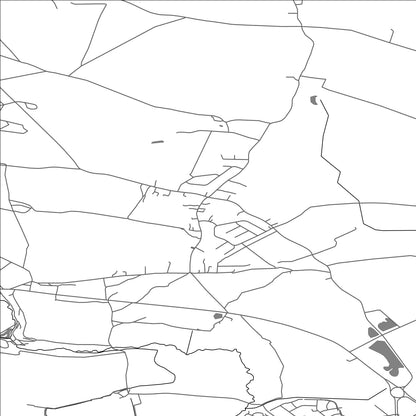 ROAD MAP OF WOODSETTS, UNITED KINGDOM BY MAPBAKES