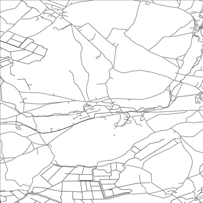 ROAD MAP OF WOOKEY, UNITED KINGDOM BY MAPBAKES