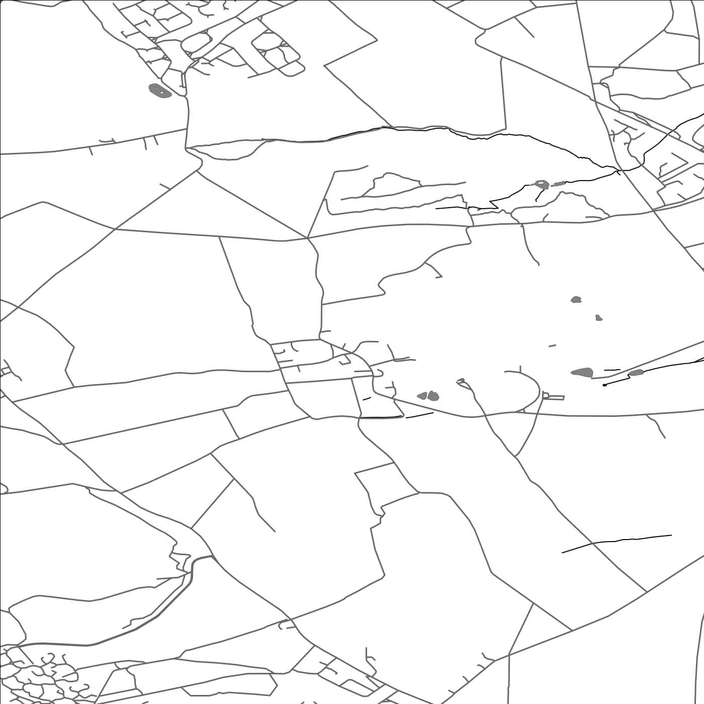 ROAD MAP OF WOOLLEY, UNITED KINGDOM BY MAPBAKES