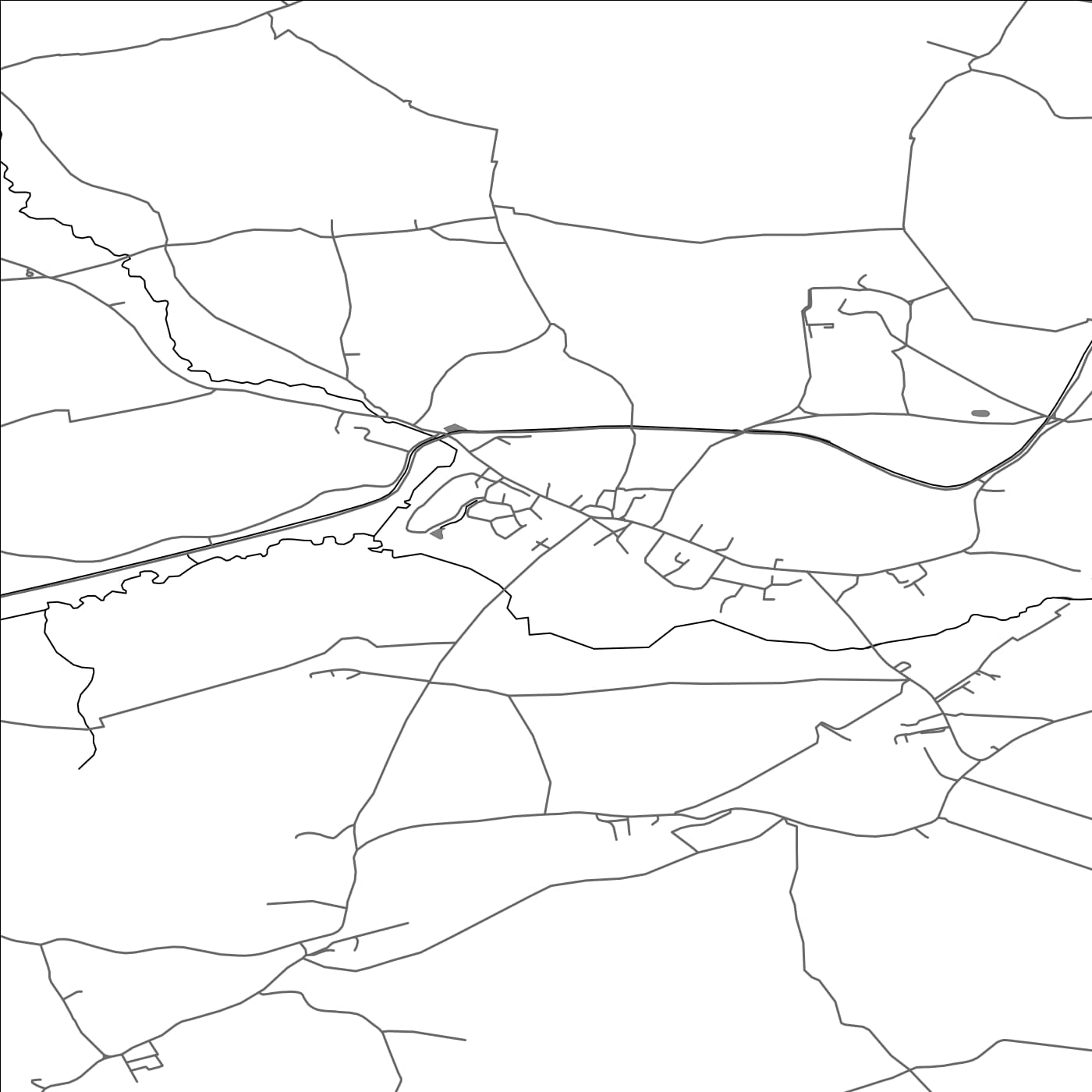 ROAD MAP OF WRENBURY CUM FRITH, UNITED KINGDOM BY MAPBAKES