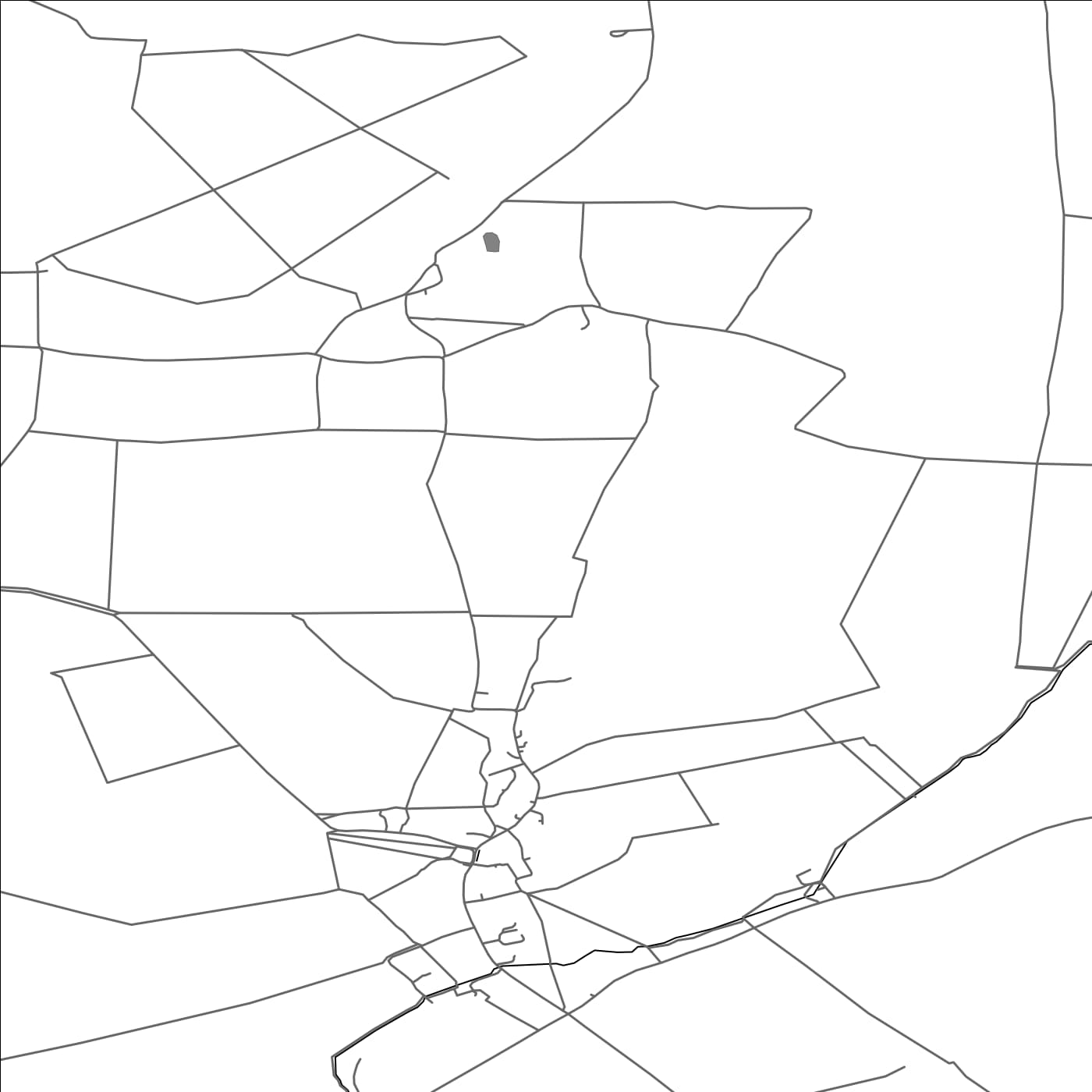 ROAD MAP OF WRESTLINGWORTH AND COCKAYNE HATLEY, UNITED KINGDOM BY MAPBAKES