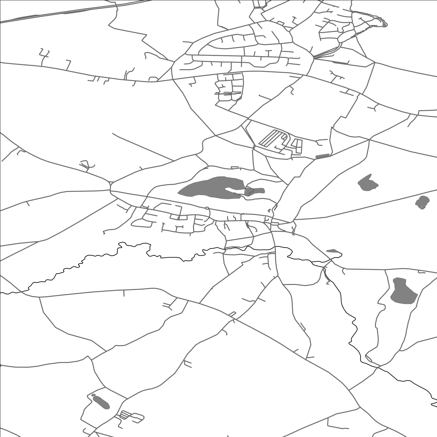 ROAD MAP OF WYBUNBURY, UNITED KINGDOM BY MAPBAKES