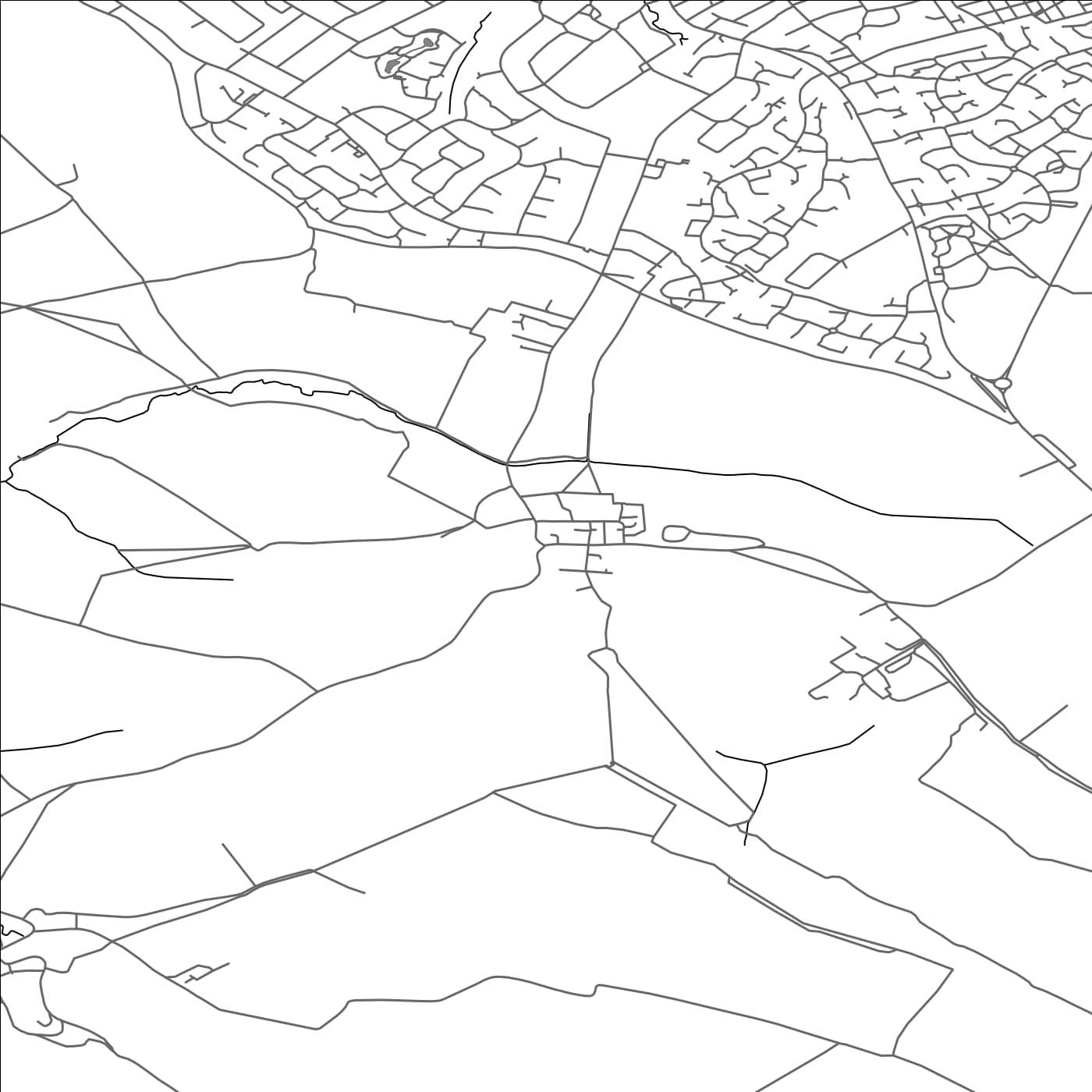 ROAD MAP OF WYMINGTON, UNITED KINGDOM BY MAPBAKES