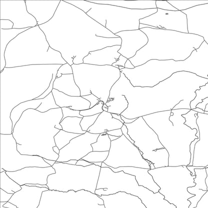 ROAD MAP OF YARCOMBE, UNITED KINGDOM BY MAPBAKES