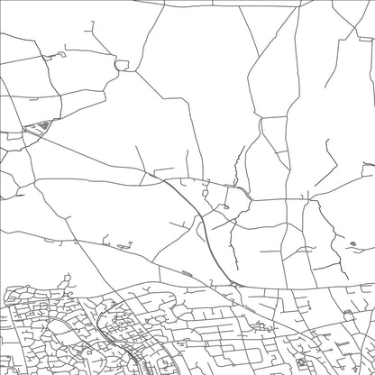 ROAD MAP OF YEOVIL, UNITED KINGDOM BY MAPBAKES