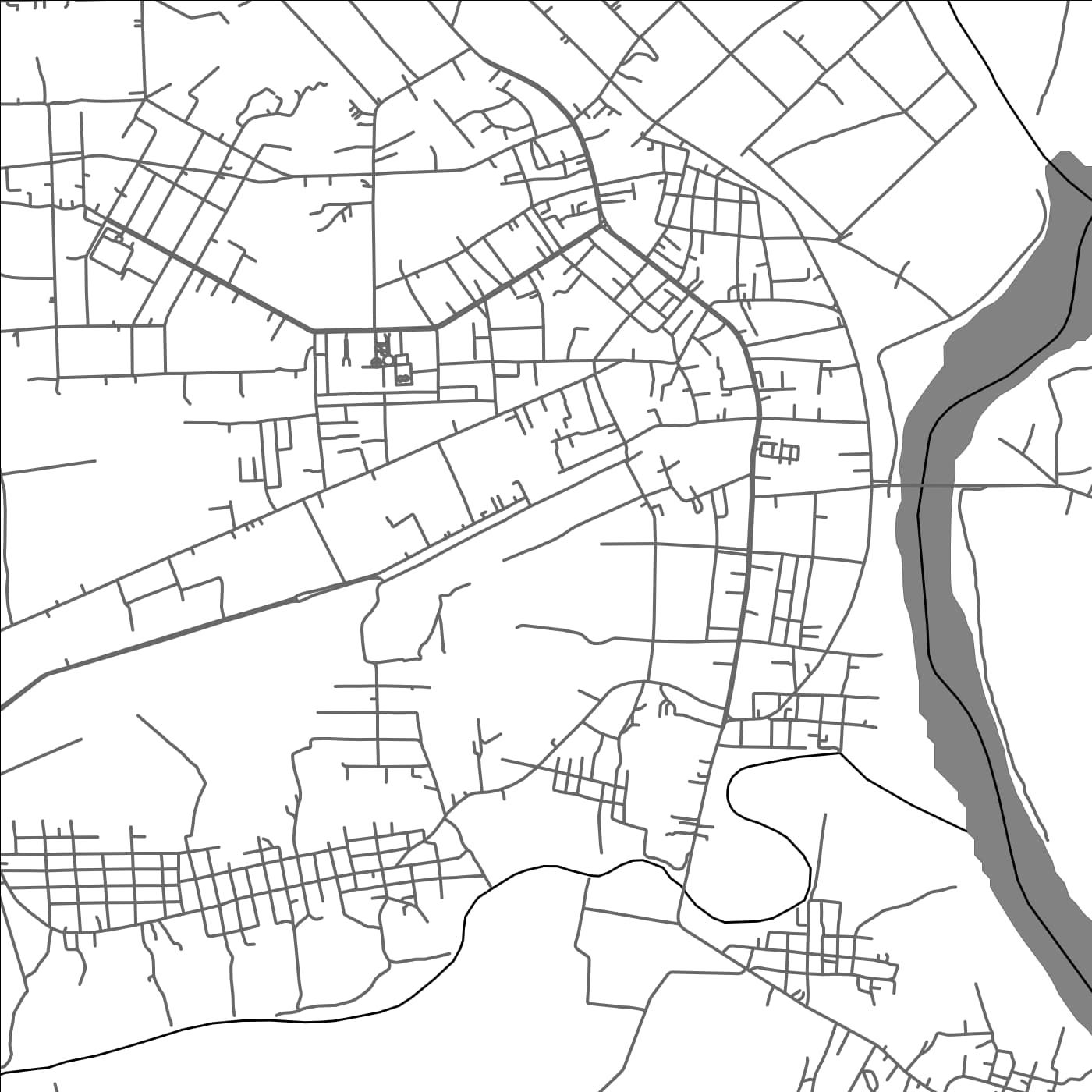 ROAD MAP OF A YUN PA, VIETNAM BY MAPBAKES